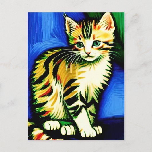 Carte postale Vincent Cat Gogh (Devant)