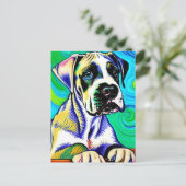 Carte Postale Vincent Van Dog (Debout devant)