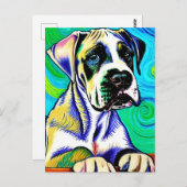 Carte Postale Vincent Van Dog (Devant / Derrière)