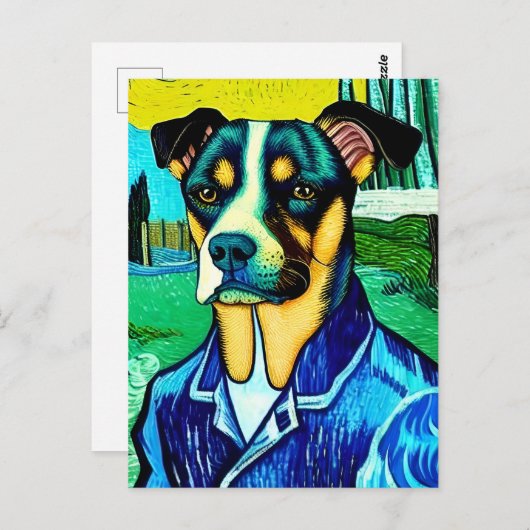 Carte Postale Vincent Van Dog (Devant / Derrière)