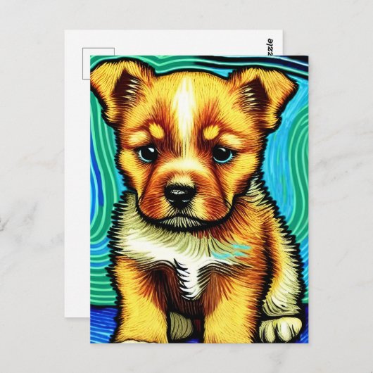 Carte Postale Vincent Van Dog (Devant / Derrière)