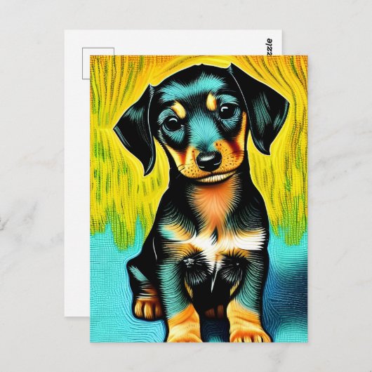 Carte Postale Vincent Van Dog (Devant / Derrière)