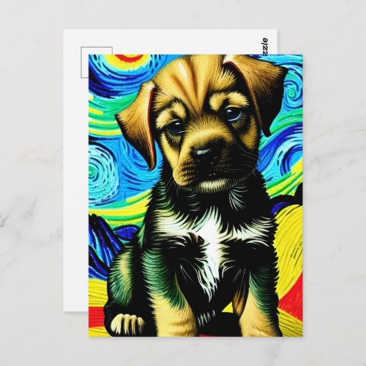 Carte Postale Vincent Van Dog (Devant / Derrière)