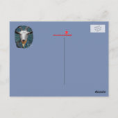 Carte Postale Vincent Van Goat Peintre animal (Dos)