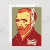 Carte Postale Vincent Van Gogh (Devant / Derrière)