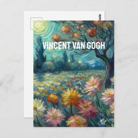 Carte Postale vincent van gogh (Devant / Derrière)