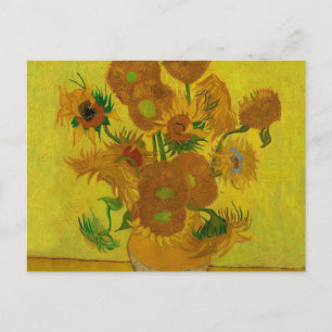 Carte Postale Vincent Van Gogh 15 Tournesols Peinture