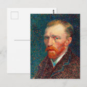 Carte Postale Vincent Van Gogh 1887 Autoportrait (Devant / Derrière)