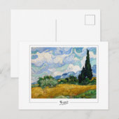 Carte Postale Vincent Van Gogh #6 - Beaux-Arts (Devant / Derrière)