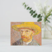 Carte Postale Vincent Van Gogh Auto-portrait peinture impression (Debout devant)