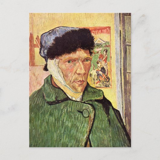 Carte Postale Vincent Van Gogh Autoportrait (Devant)
