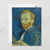 Carte Postale Vincent van Gogh Autoportrait (Devant / Derrière)