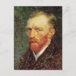 Carte Postale Vincent van Gogh Autoportrait, Art Vintage<br><div class="desc">Autoportrait de Vincent van Gogh. Van Gogh a créé de nombreux autoportraits au cours de sa vie, il était un auto-portraitiste prolifique, qui s'est peint trente-sept fois entre 1886 et 1889. Dans tous ces autoportraits on est frappé que le regard du peintre nous est rarement dirigé vers nous; même quand...</div>