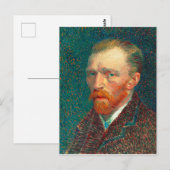 Carte Postale Vincent Van Gogh Autoportrait avec costume Art (Devant / Derrière)