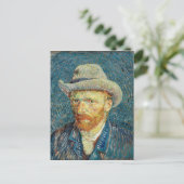 Carte Postale Vincent Van Gogh Autoportrait avec Grey Felt Casqu (Debout devant)