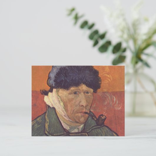 Carte Postale Vincent Van Gogh -Autoportrait avec oreille déchaî (Debout devant)