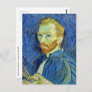 Carte Postale Vincent van Gogh - Autoportrait avec Palette