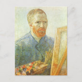 Carte Postale Vincent van Gogh - Autoportrait devant un chevalet (Devant)