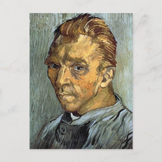 Carte Postale VINCENT VAN GOGH - Autoportrait sans barbe (Devant)