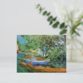 Carte Postale Vincent van Gogh - Banque de l'Oise à Auvers (Debout devant)