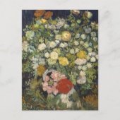 Carte Postale Vincent van Gogh Bouquet de fleurs dans un vase (Devant)