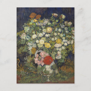 Carte Postale Vincent Van Gogh Bouquet of Flowers dans un vase