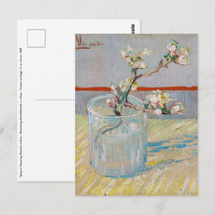 Carte Postale Vincent van Gogh - Branche d'amandier dans un verr