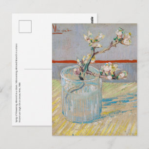 Carte Postale Vincent van Gogh - Branche d'amandier dans un verr