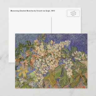 Carte Postale Vincent van Gogh - Branches de marronnier en fleur