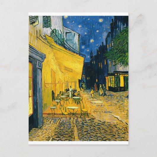 Carte Postale Vincent van Gogh | Cafe Terrace, place du Forum (Devant)