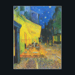 Carte Postale Vincent Van Gogh Café Terrasse Au Night Fine Art<br><div class="desc">Vincent Van Gogh Café Terrasse Au Night Fine Art Carte Postale</div>