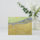 Carte Postale Vincent Van Gogh, Champ de blé avec un moissonneur (Debout devant)