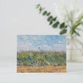 Carte Postale Vincent van Gogh - Champ de blé avec une alouette (Debout devant)