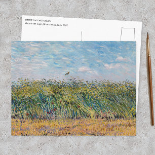 Carte Postale Vincent van Gogh - Champ de blé avec une alouette