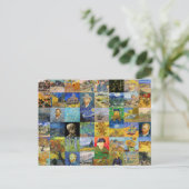 Carte Postale Vincent van Gogh - chefs-d'oeuvre Mosaic Patchwork (Debout devant)