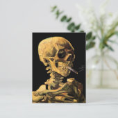 Carte Postale Vincent Van Gogh - Crâne à la cigarette allumée (Debout devant)