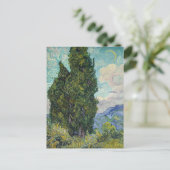 Carte Postale Vincent van Gogh - Cyprès (Debout devant)