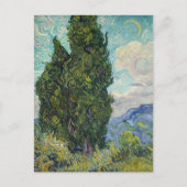 Carte Postale Vincent van Gogh - Cyprès (Devant)