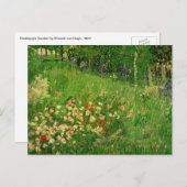 Carte Postale Vincent van Gogh - Daubigny's Garden (Devant / Derrière)