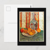 Carte Postale Vincent van Gogh, Decanter et Lemons (Devant / Derrière)
