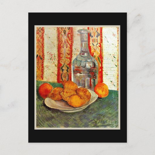 Carte Postale Vincent van Gogh, Decanter et Lemons (Devant)
