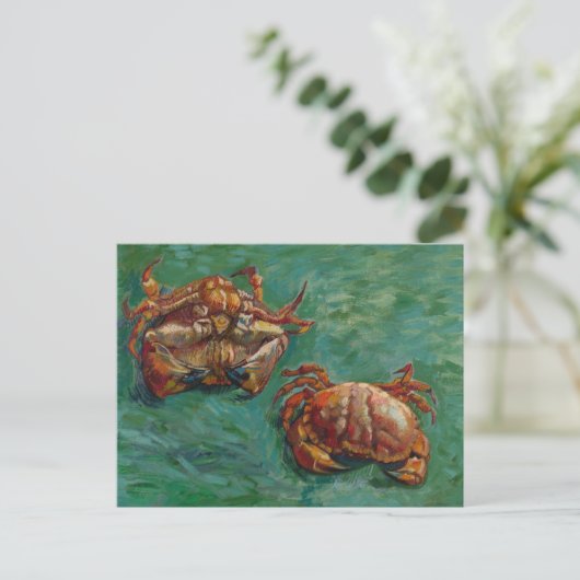 Carte Postale Vincent Van Gogh, Deux crabes (Debout devant)