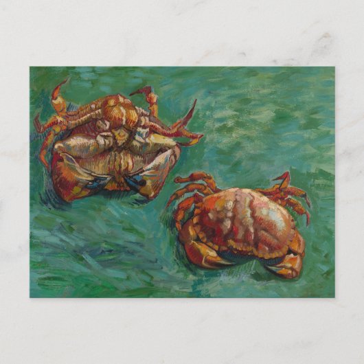 Carte Postale Vincent Van Gogh, Deux crabes (Devant)