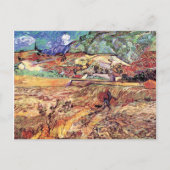 Carte Postale Vincent Van Gogh - Enfermé Blé Field Fine Art (Devant)