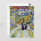 Carte Postale Vincent van Gogh - Escalier à Auvers (Devant / Derrière)