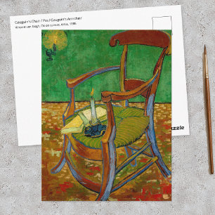 Carte Postale Vincent van Gogh - Fauteuil de Paul Gauguin