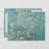 Carte Postale vincent van gogh, fleurs d'amandes (Devant / Derrière)