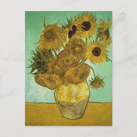 Carte Postale Vincent van Gogh - Fleurs de soleil (Devant)