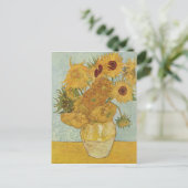 Carte Postale Vincent Van Gogh - Fleurs de soleil (Debout devant)