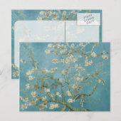 Carte Postale vincent van gogh, floraison d'amandier (Devant / Derrière)